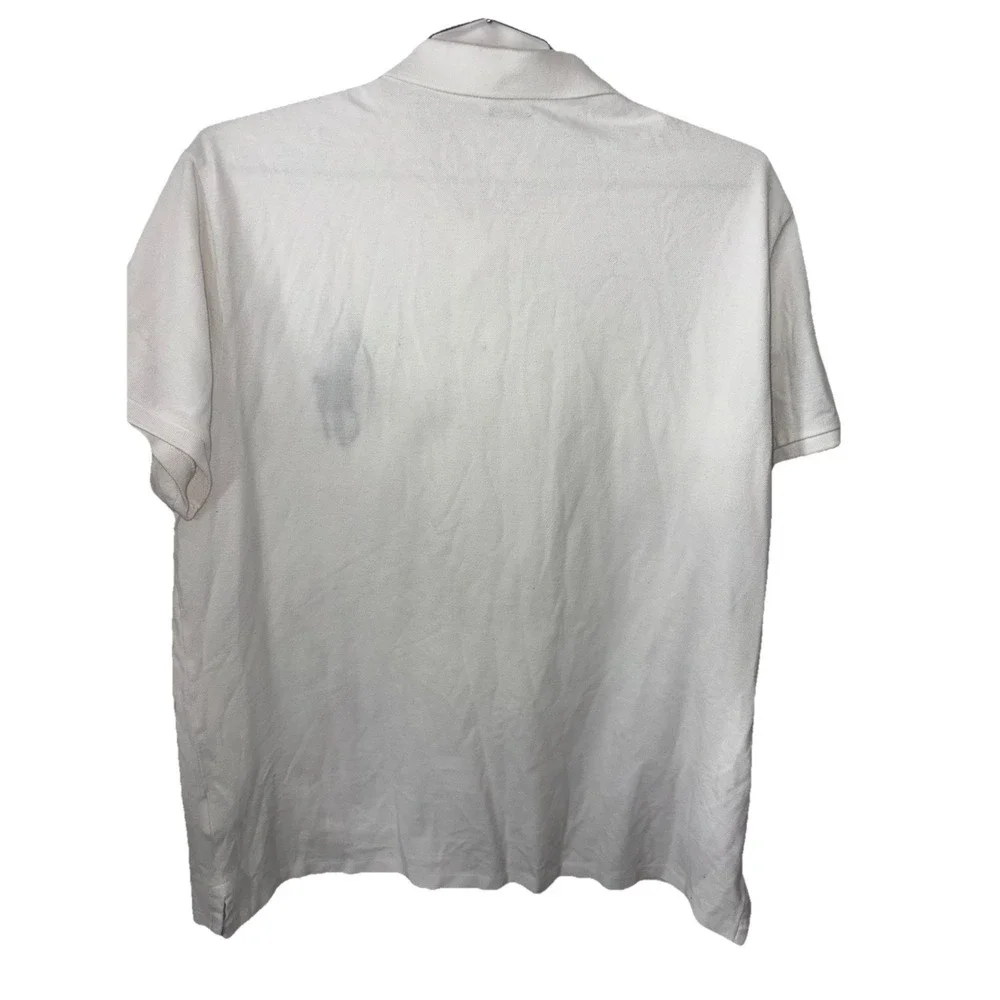 Polo Ralph Lauren Big Pony Polo Men's XXL Embroidered‎ White Shirt